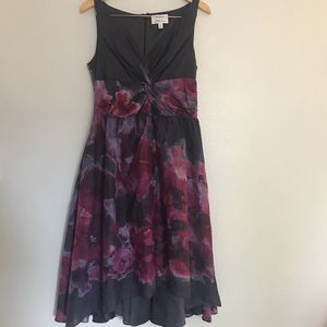 Women’s purple high low dress